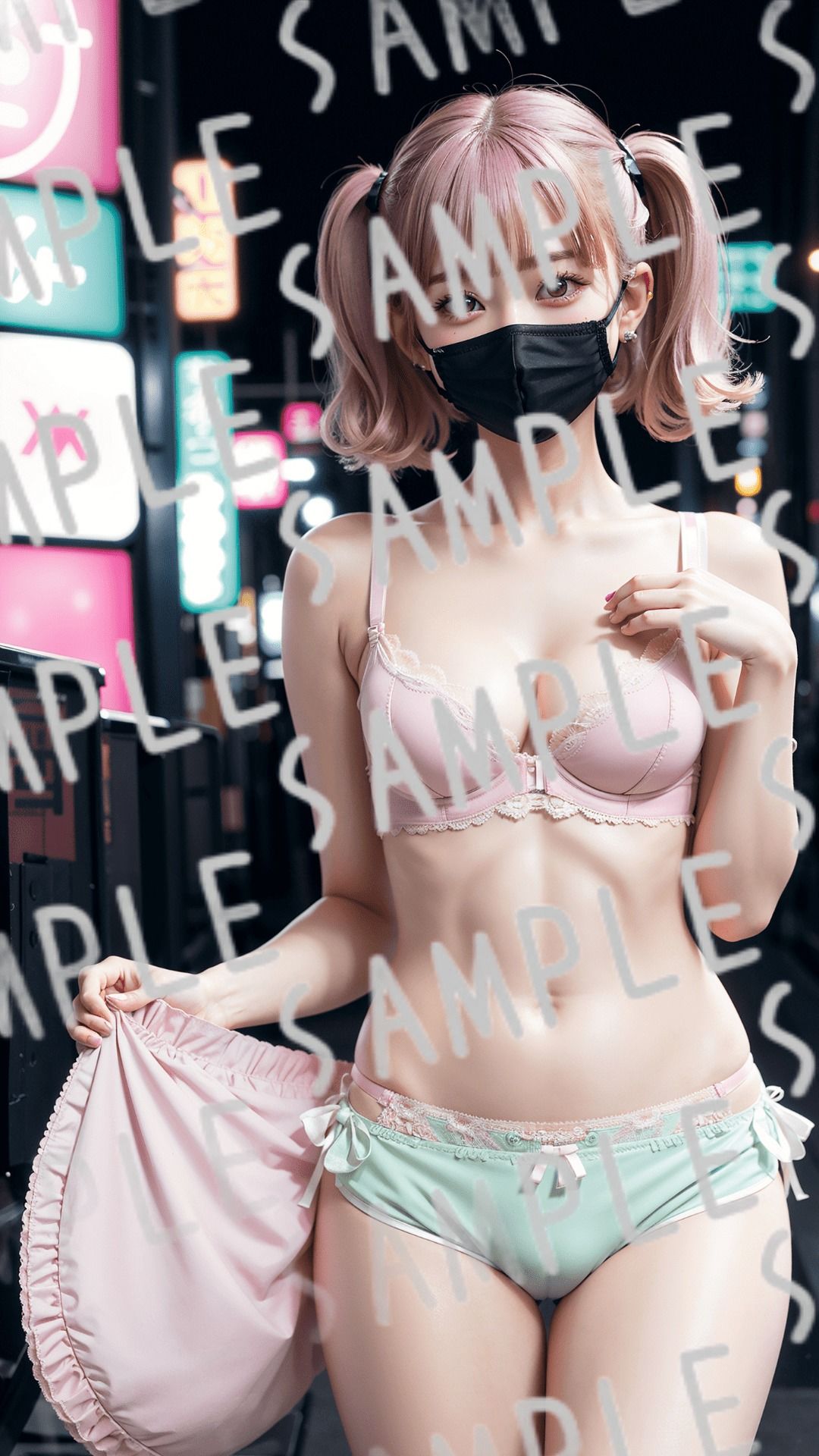 サンプル画像3:地雷美少女シリーズ下着露出編(AIグラビアRIU) [d_360626]