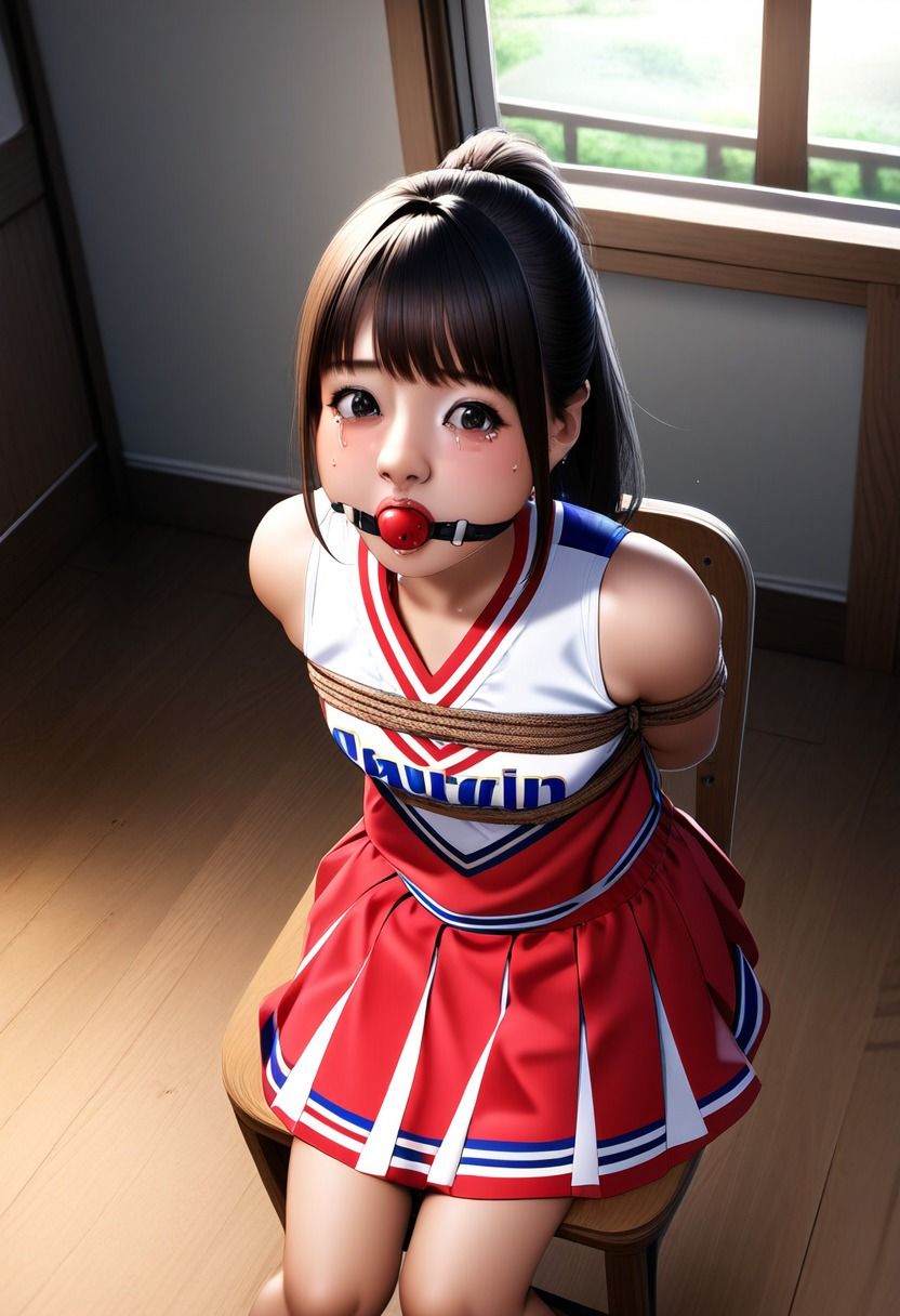 サンプル画像1:今日もまた縛られちゃいました〜チアガール編〜(くろねこ倶楽部) [d_360664]