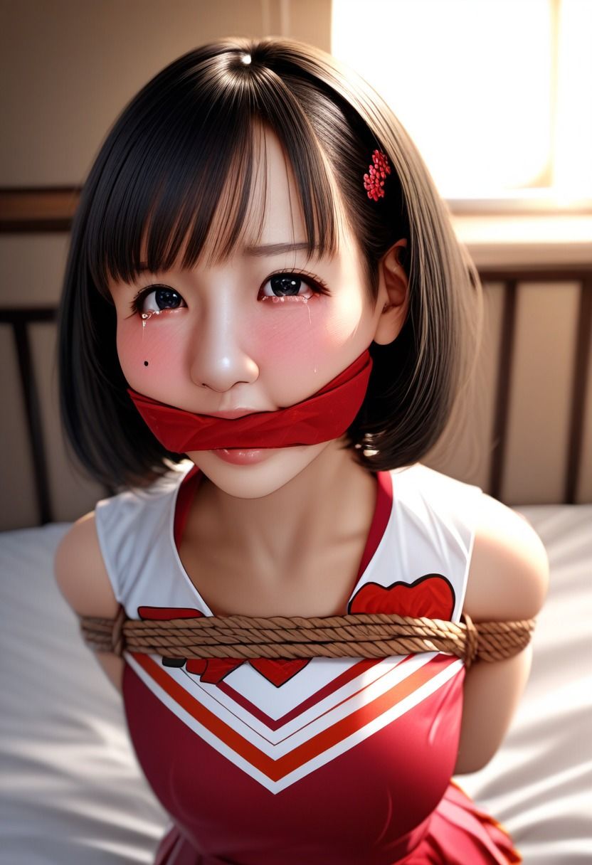 サンプル画像3:今日もまた縛られちゃいました〜チアガール編〜(くろねこ倶楽部) [d_360664]