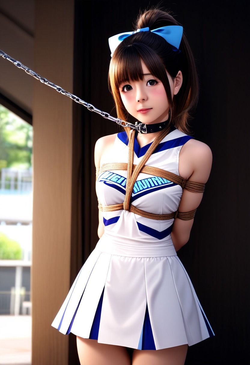 サンプル画像5:今日もまた縛られちゃいました〜チアガール編〜(くろねこ倶楽部) [d_360664]