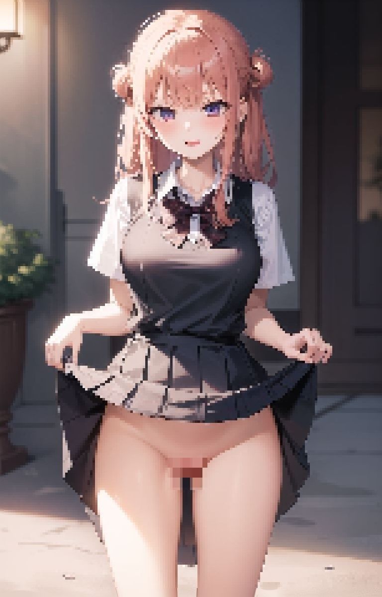 サンプル画像1:ノーパン学園まんチラ組 はじめては先生のものだよ？(虹のふもと) [d_360720]