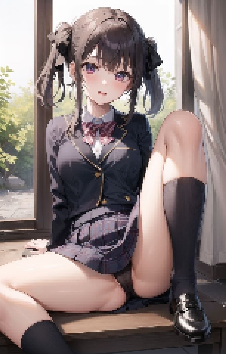 サンプル画像5:ノーパン学園まんチラ組 はじめては先生のものだよ？(虹のふもと) [d_360720]