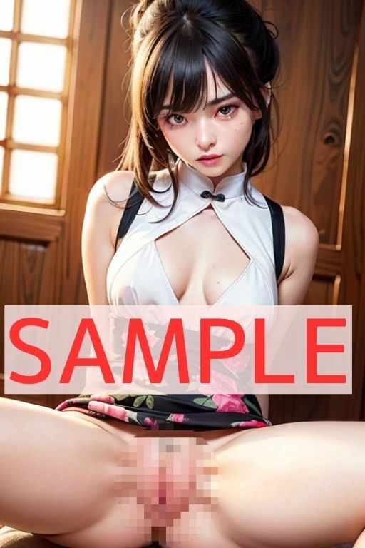 サンプル画像4:チャイナ＋貧乳の破壊力はヤバい！！(AI美女氏) [d_360739]
