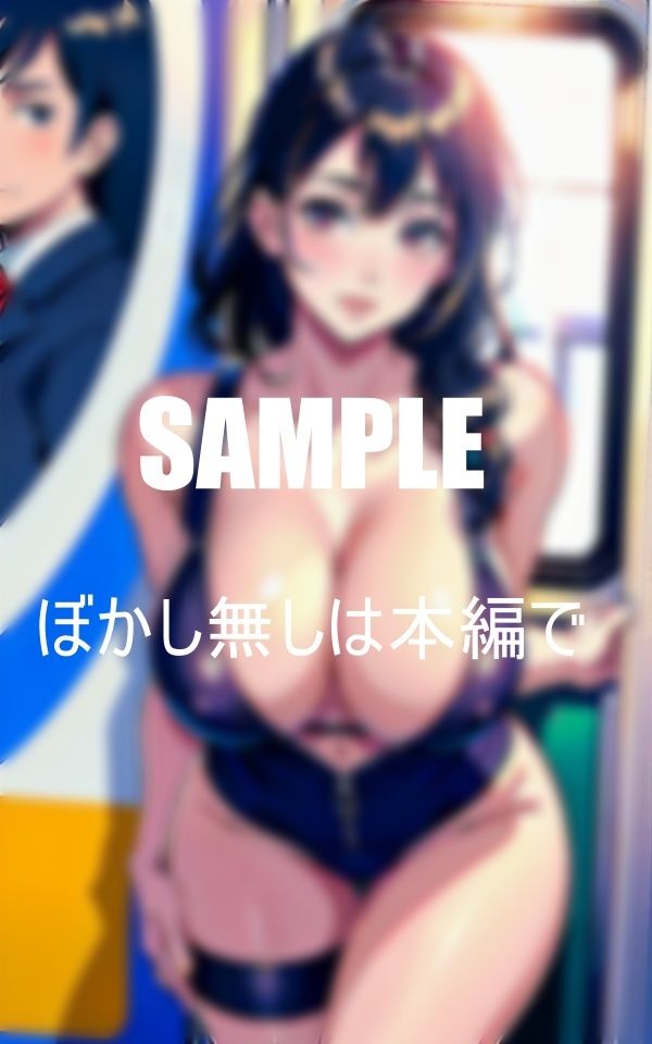 サンプル画像2:淫乱車内で男あさり巨乳痴女たち公共の場でも我慢できない性欲濡れ濡れの下半身(Lサークル) [d_360763]