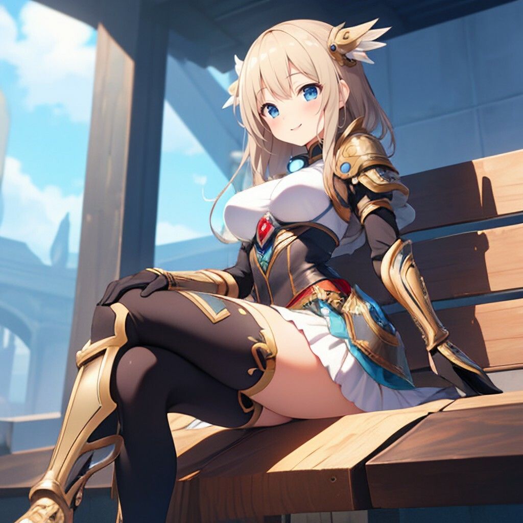 サンプル画像1:近未来ファンタジー風美少女さん(ほげふが) [d_360767]