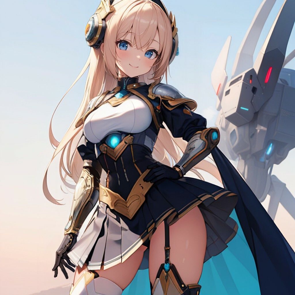 サンプル画像3:近未来ファンタジー風美少女さん(ほげふが) [d_360767]