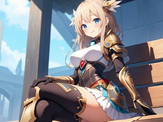 近未来ファンタジー風美少女さん