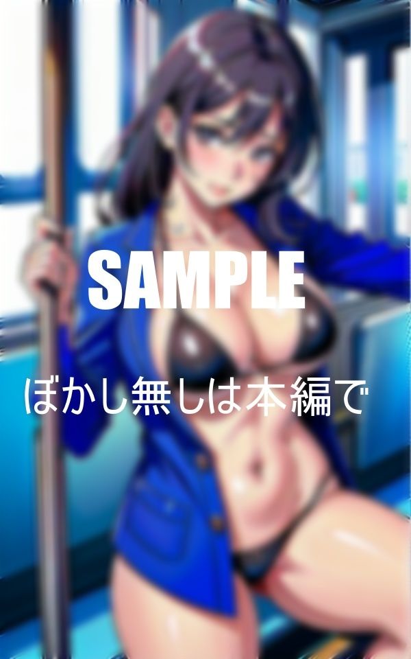 サンプル画像4:車内で男を誘惑巨乳熟女痴女たち公共の場でも淫乱大爆発濡れっぱなしのオ〇〇コ(Lサークル) [d_360831]