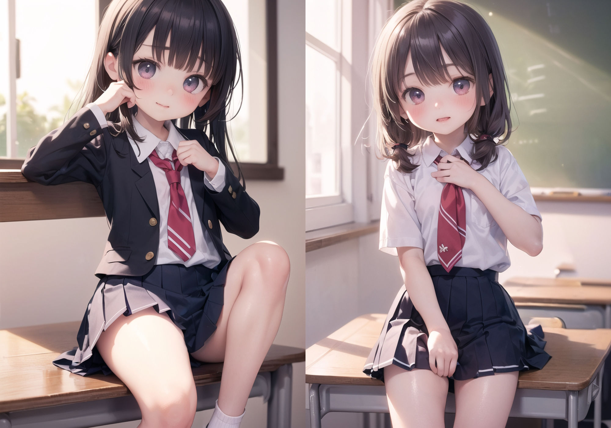 サンプル画像1:制服ロリのHな学校生活(くりーむいちご) [d_360940]