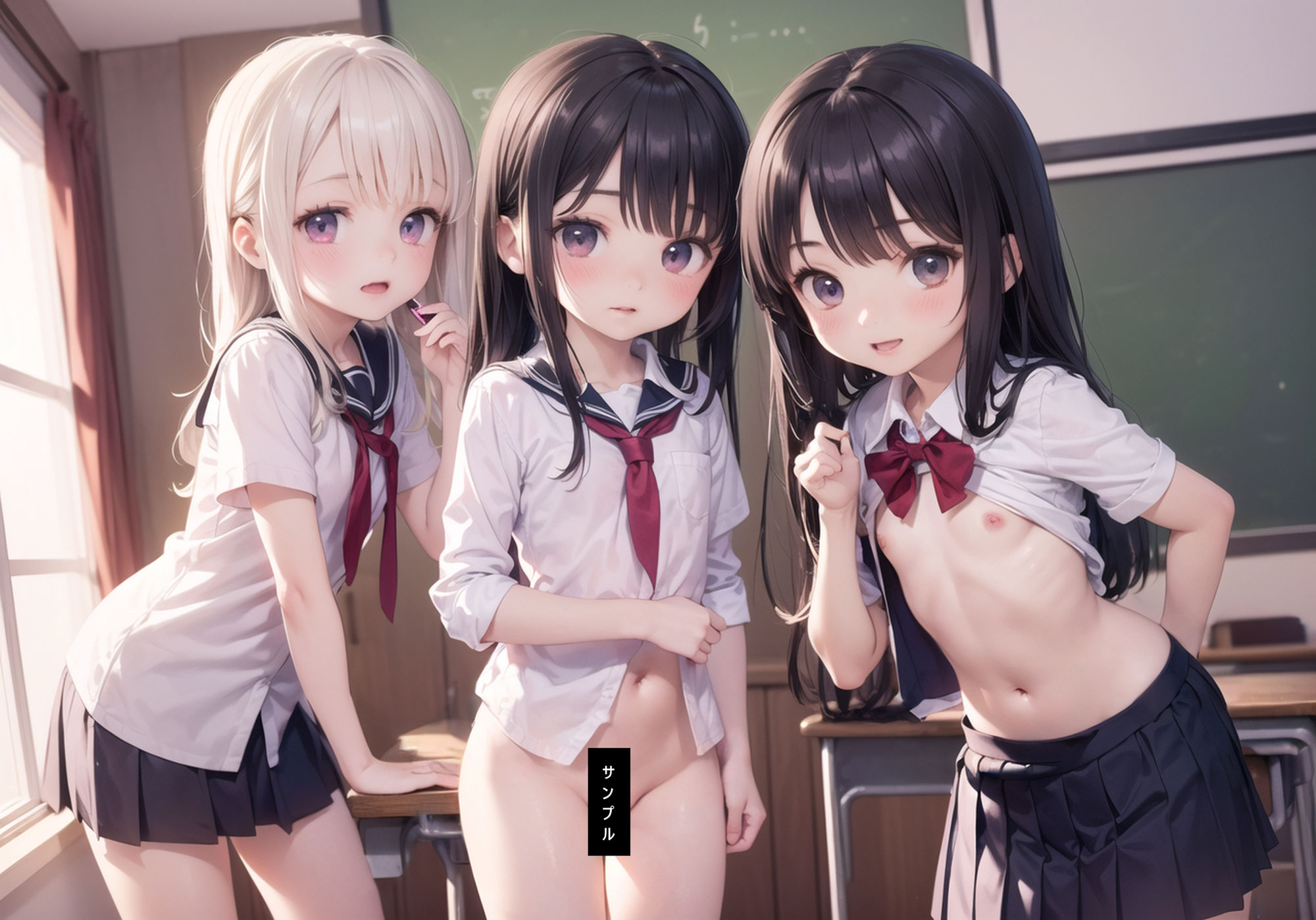 サンプル画像5:制服ロリのHな学校生活(くりーむいちご) [d_360940]