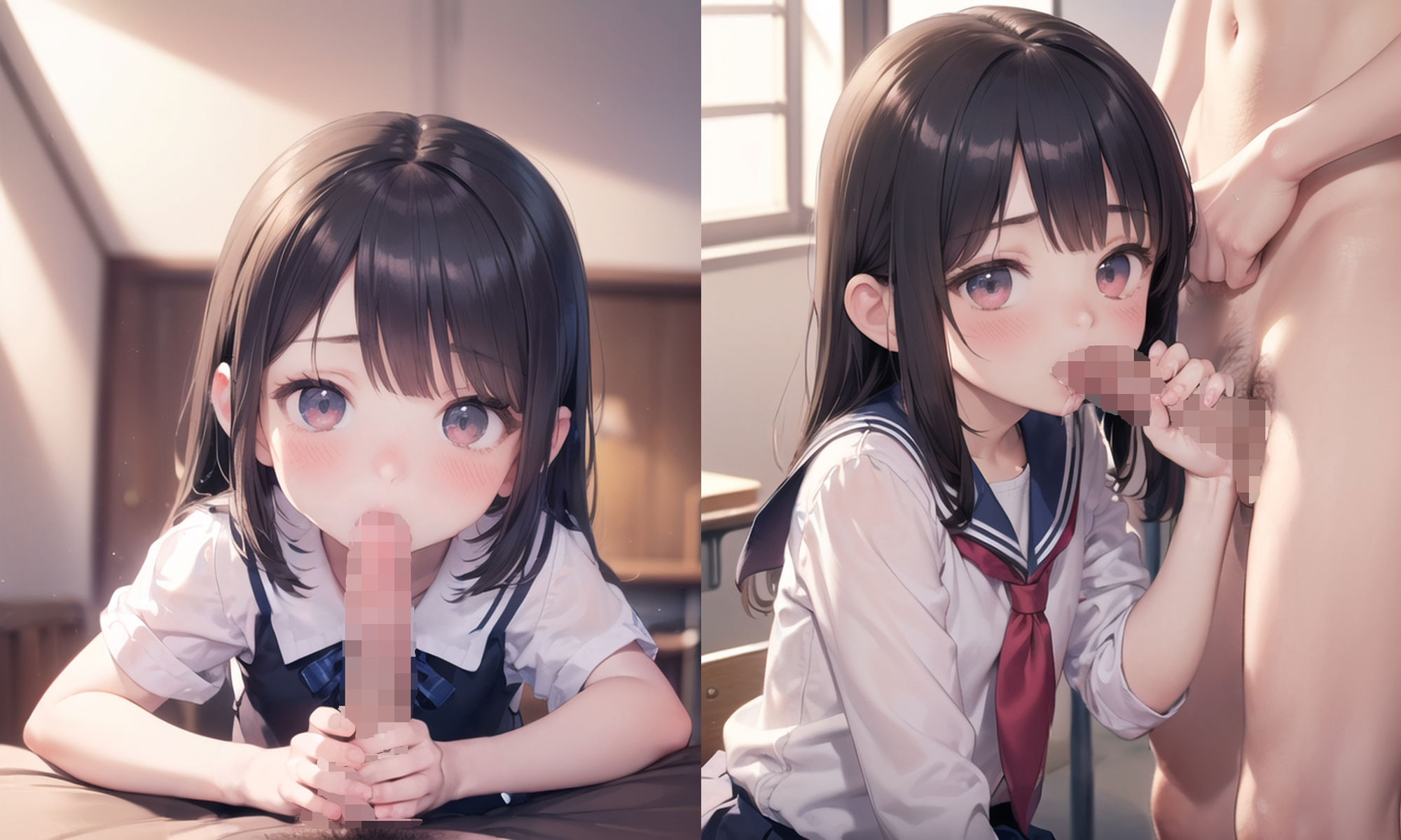 サンプル画像6:制服ロリのHな学校生活(くりーむいちご) [d_360940]