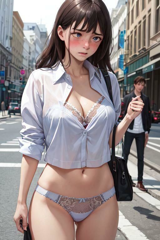 サンプル画像4:恥ずかしいケド見られたい！ お外で下着を見せる女の子VOL.3(すてい麺) [d_360949]