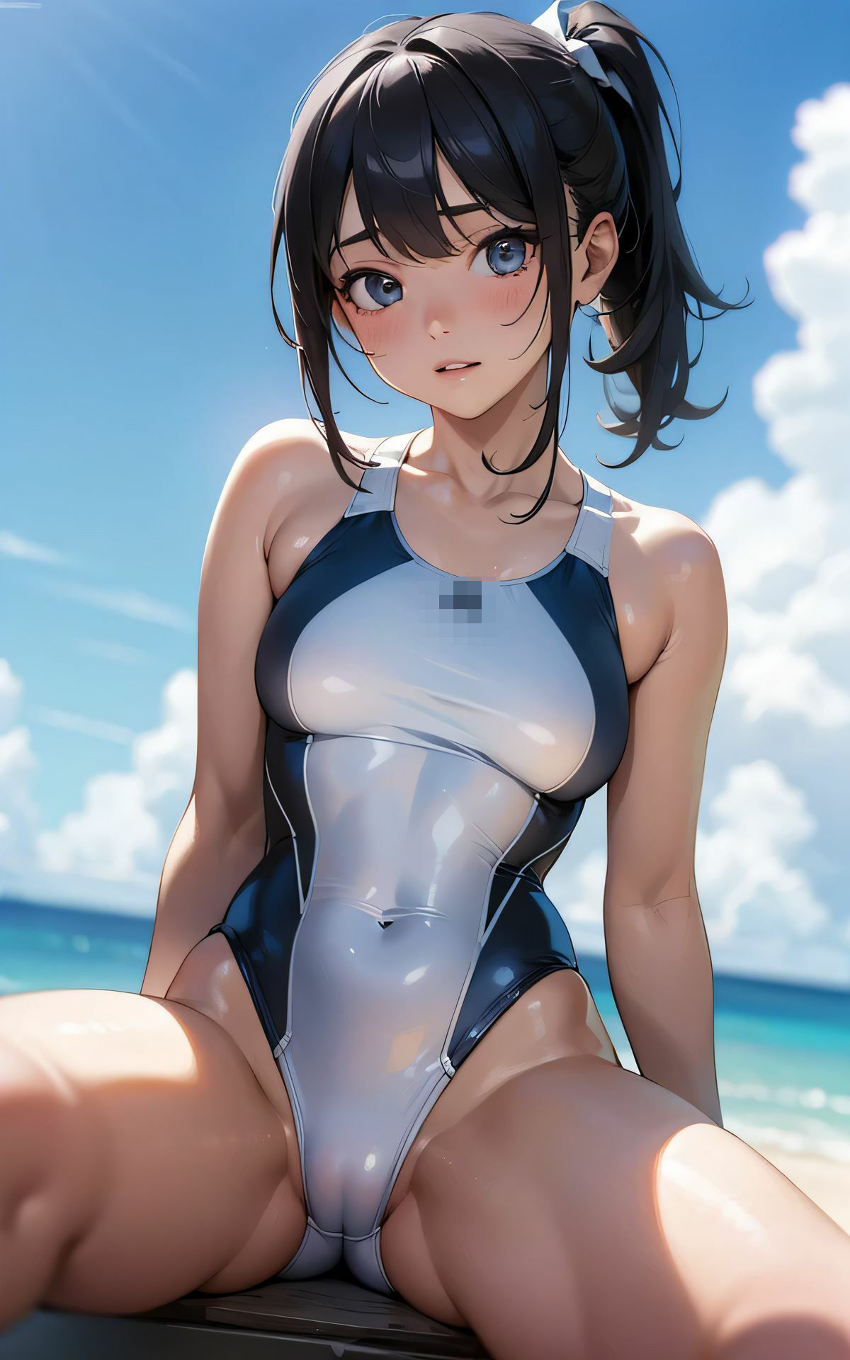 サンプル画像1:Kawaii！ girls collection 8 『美女×競泳水着×フェチ』(Kawaii！ girls project) [d_360990]