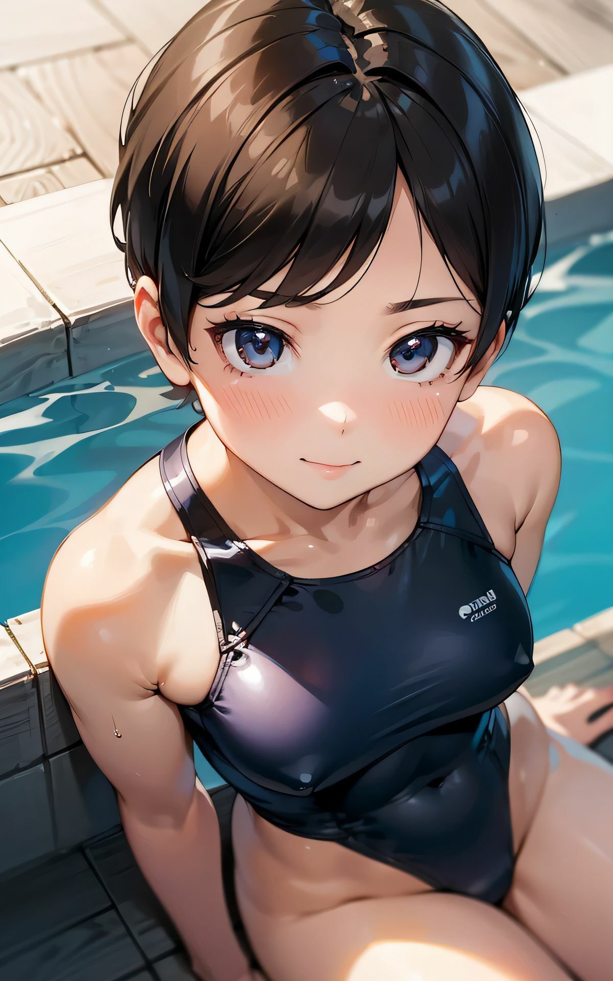 サンプル画像3:Kawaii！ girls collection 8 『美女×競泳水着×フェチ』(Kawaii！ girls project) [d_360990]