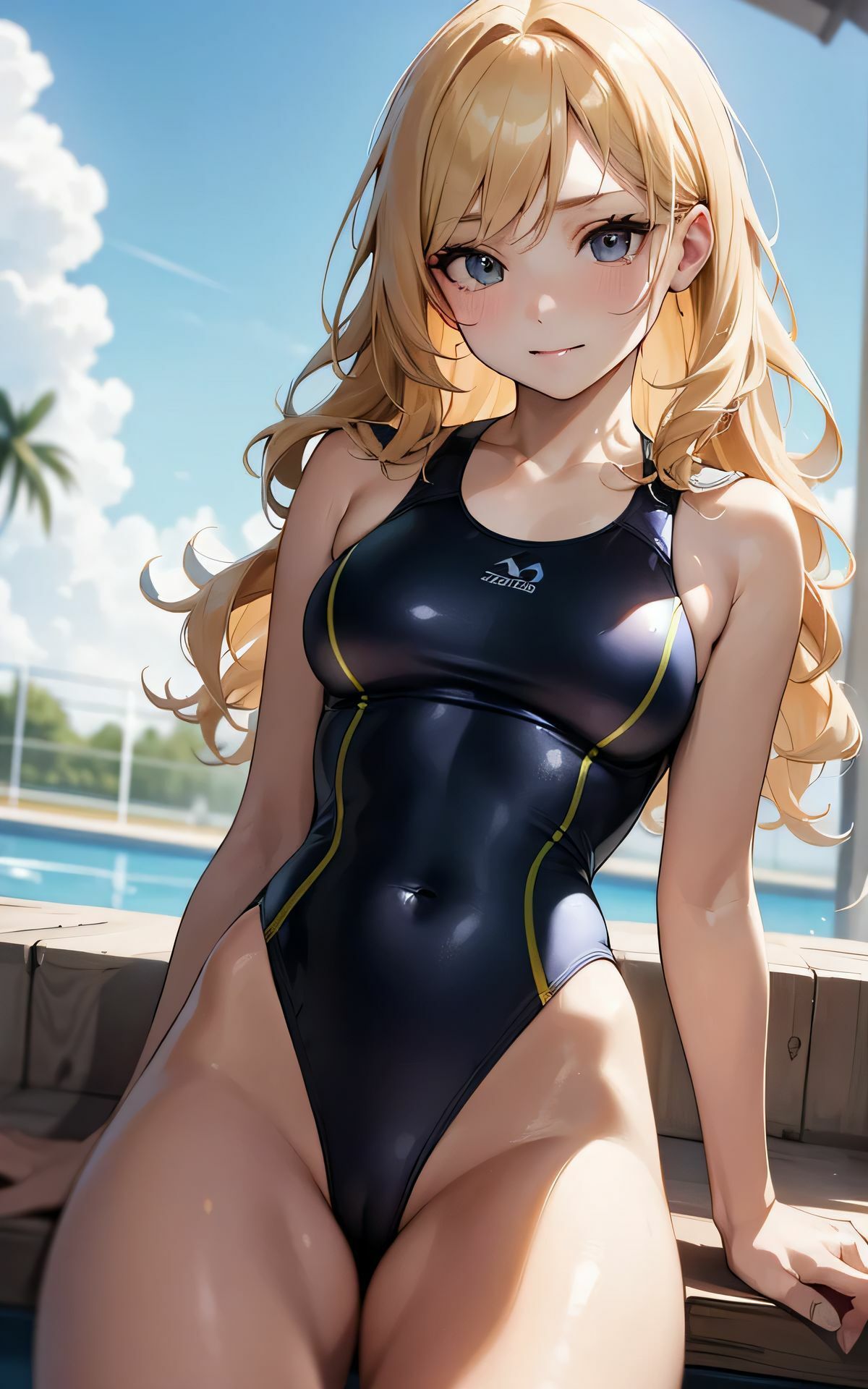 サンプル画像5:Kawaii！ girls collection 8 『美女×競泳水着×フェチ』(Kawaii！ girls project) [d_360990]