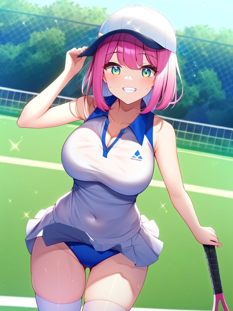 サンプル画像3:スポーツ大好きな女の子のAIイラスト集(Love and peace) [d_361090]