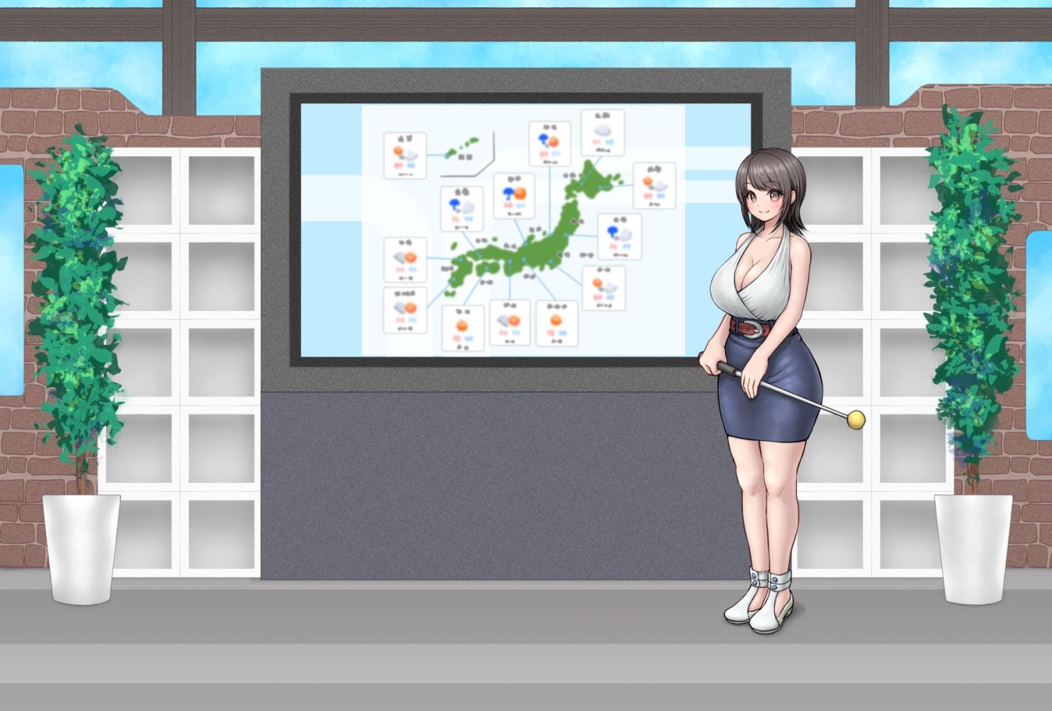 サンプル画像1:お天気キャスター｜｜テレビ業界の闇｜｜視聴率UPのために仕組まれたパワハラ・セクハラの実態(みつぷりん) [d_361091]