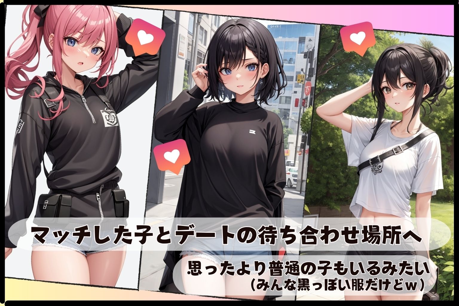 サンプル画像3:地雷系女子の誘惑 〜マッチングアプリで見つけた僕の秘密の花園〜(あなスタシア) [d_361122]