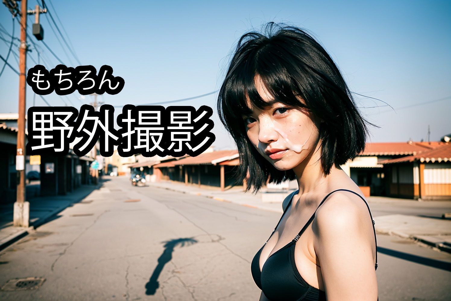 サンプル画像2:【大容量・高品質】野外で顔射される美少女 Vol.1(Fetishism AI) [d_361301]