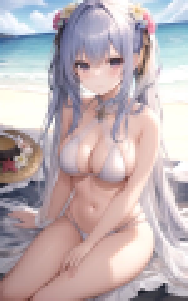 サンプル画像3:浜辺の天使の写真集(ミッドナイトモジュールズ) [d_361305]