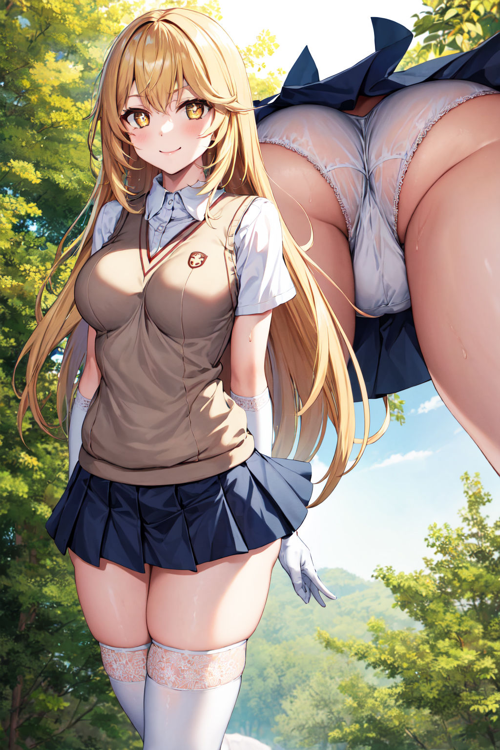 サンプル画像1:と○るシリーズ 食蜂○祈 逆さ撮りCG集(パンチラデビル) [d_361359]