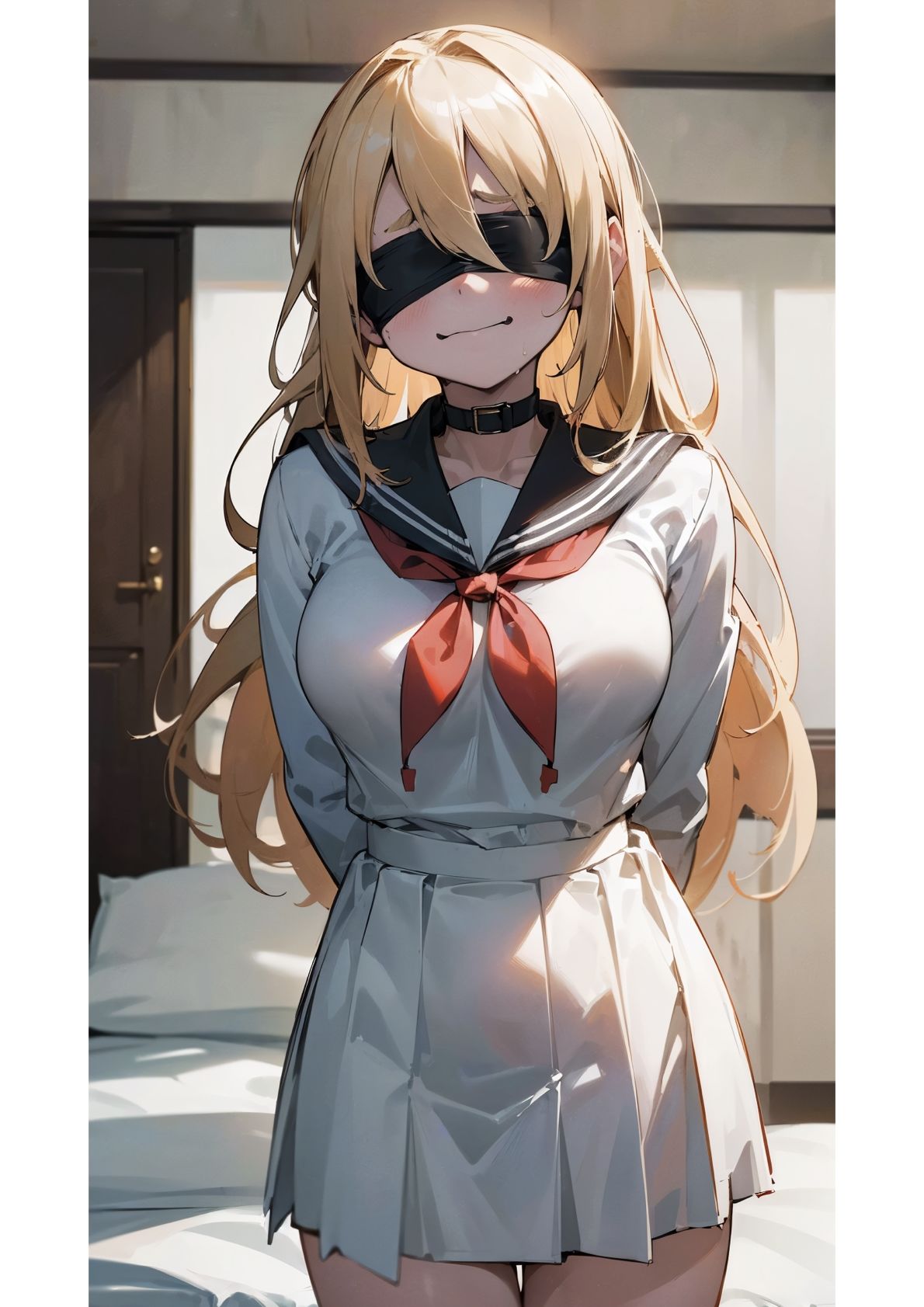 サンプル画像1:女子校生x拘束(妄想部_AI) [d_361365]