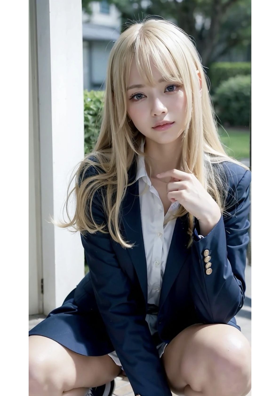 サンプル画像1:制服とギャルと僕。(妄想部_AI) [d_361368]