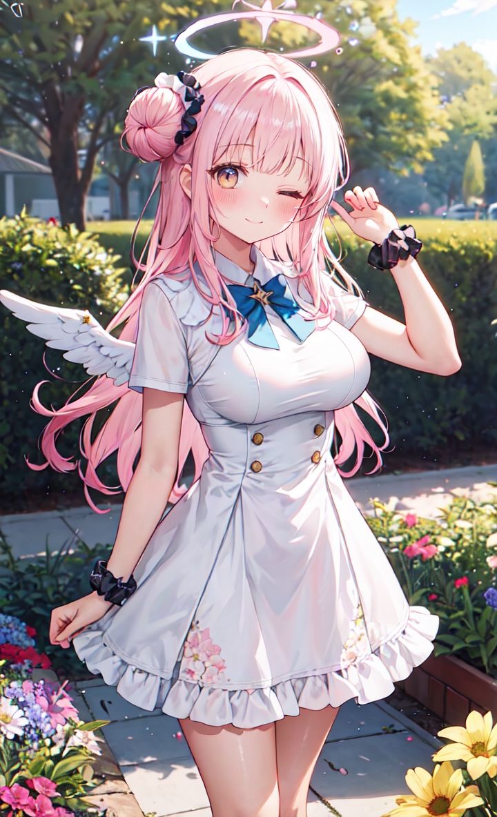 サンプル画像3:ブルアカ っぽい 2(imagine imagine) [d_361396]