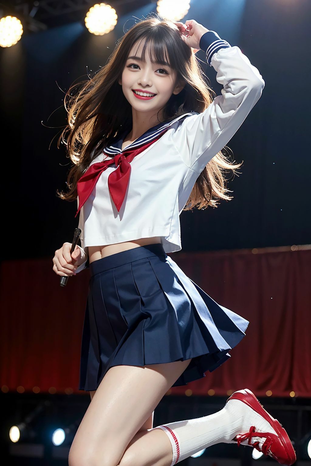 サンプル画像3:女子校生アイドルの闇営業(AIパール) [d_361415]