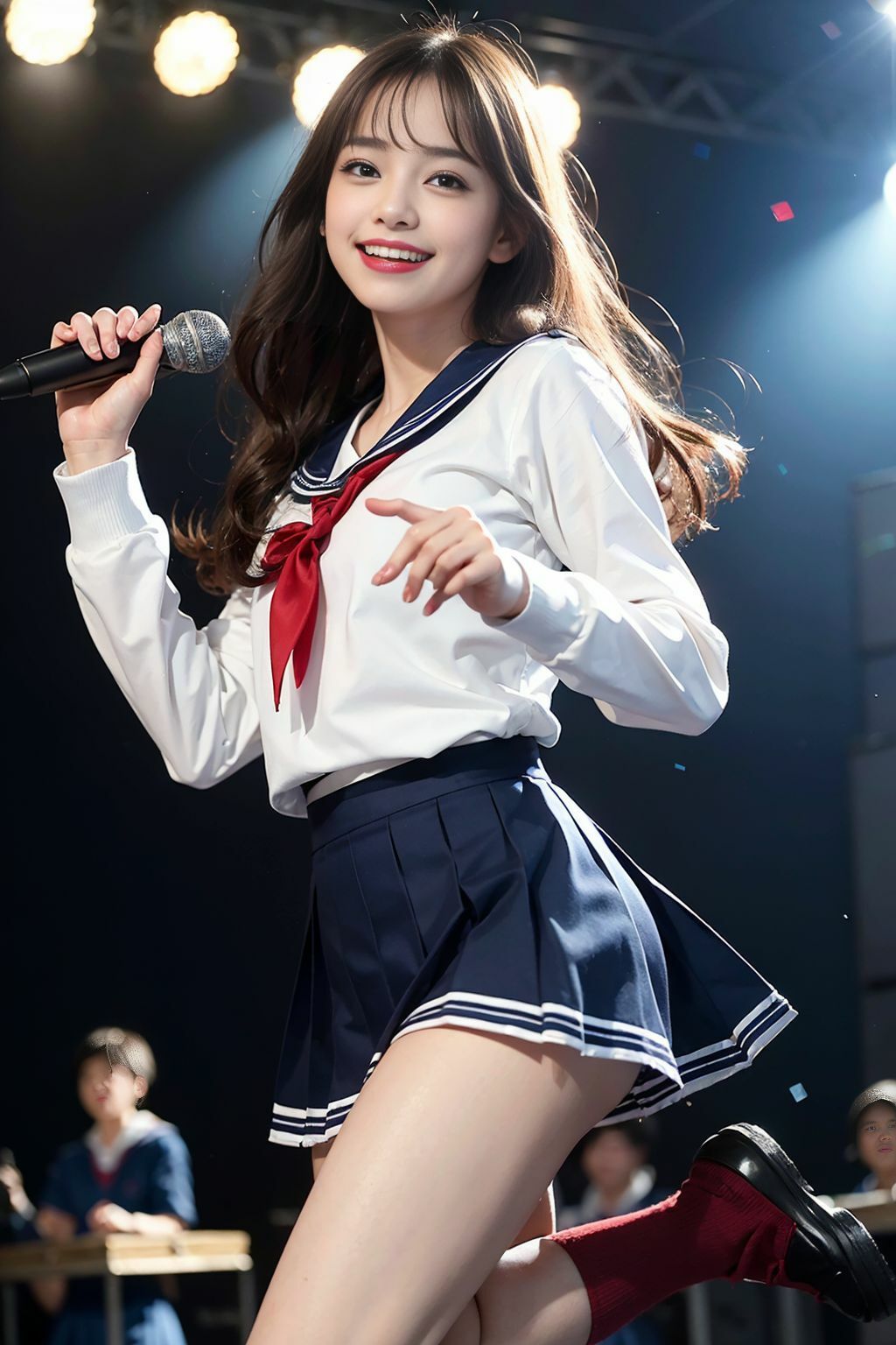 サンプル画像4:女子校生アイドルの闇営業(AIパール) [d_361415]