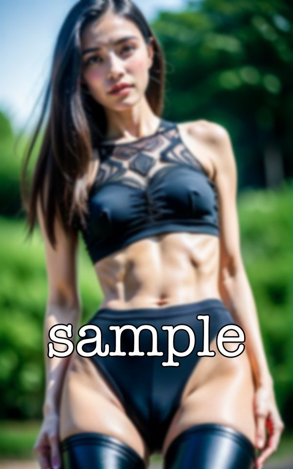 サンプル画像1:選手村の裏側！陸上選手がエッチをするために抜け出す〜美人選手がデカチンを見つけて彷徨う〜(monsterX) [d_361487]