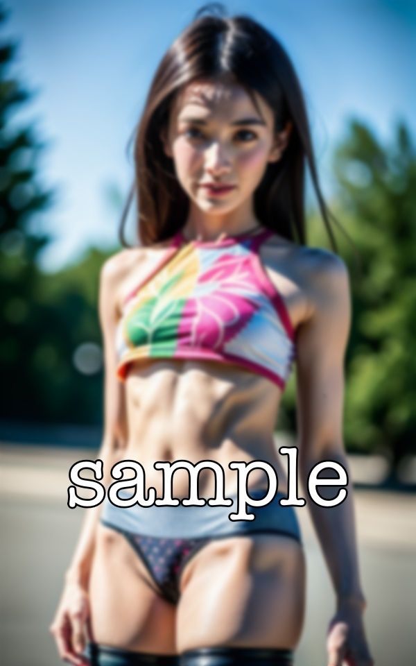 サンプル画像3:選手村の裏側！陸上選手がエッチをするために抜け出す〜美人選手がデカチンを見つけて彷徨う〜(monsterX) [d_361487]