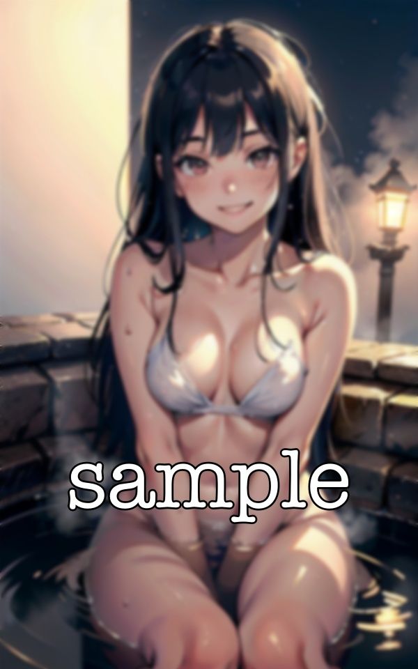 サンプル画像6:【露天風呂スペシャル】衝撃の92連発！童顔でDカップのピンク乳首が露天風呂(ANAZON企画) [d_361491]