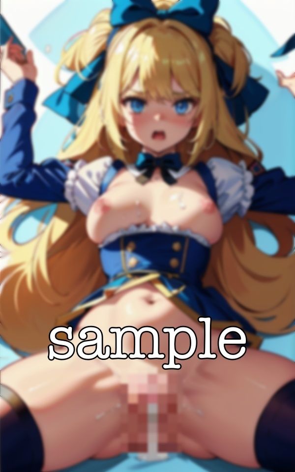 サンプル画像5:おまんこ中出しスペシャル！金髪の童顔美女に中出しでビッチャビチャになるFカップ(根暗のよりどころ) [d_361495]