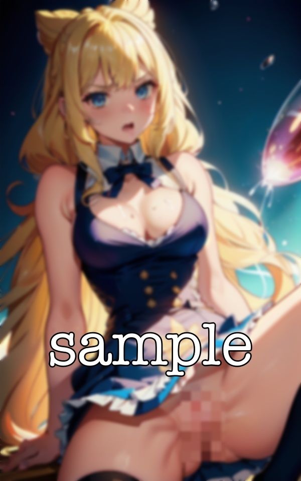 サンプル画像6:おまんこ中出しスペシャル！金髪の童顔美女に中出しでビッチャビチャになるFカップ(根暗のよりどころ) [d_361495]