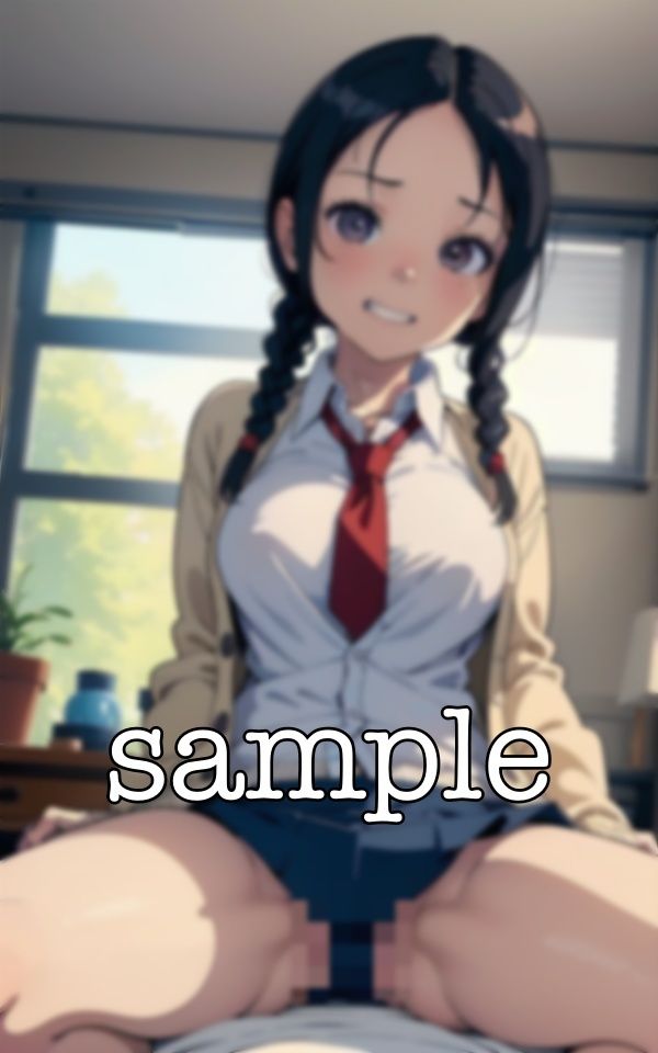 サンプル画像2:童顔Fカップが教室の裏でチョメチョメ！先輩とセックスしたりオナニー全開！(チュパチュパラボ) [d_361551]