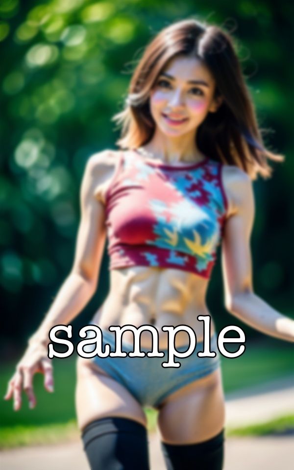 サンプル画像3:山で遭難！キャンプではぐれたスレンダーの美女が山で遭難して・・・(ワンピース企画) [d_361552]