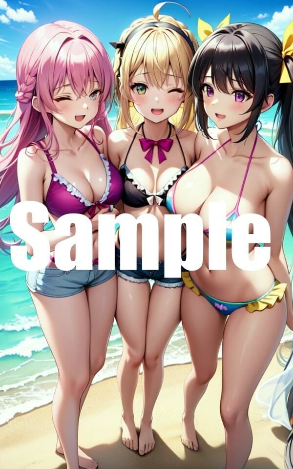 サンプル画像1:リゾート美女(エロアニメの館) [d_361590]