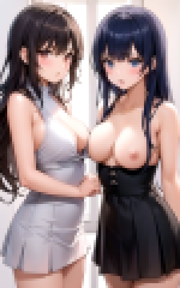 サンプル画像5:痴女姉妹はよく二人で変態写真を撮る(淫乱の山) [d_361708]