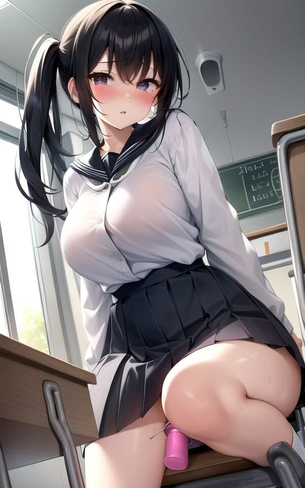 サンプル画像3:教室で危険すぎる内緒の遊び3(kawaii_photo) [d_361738]