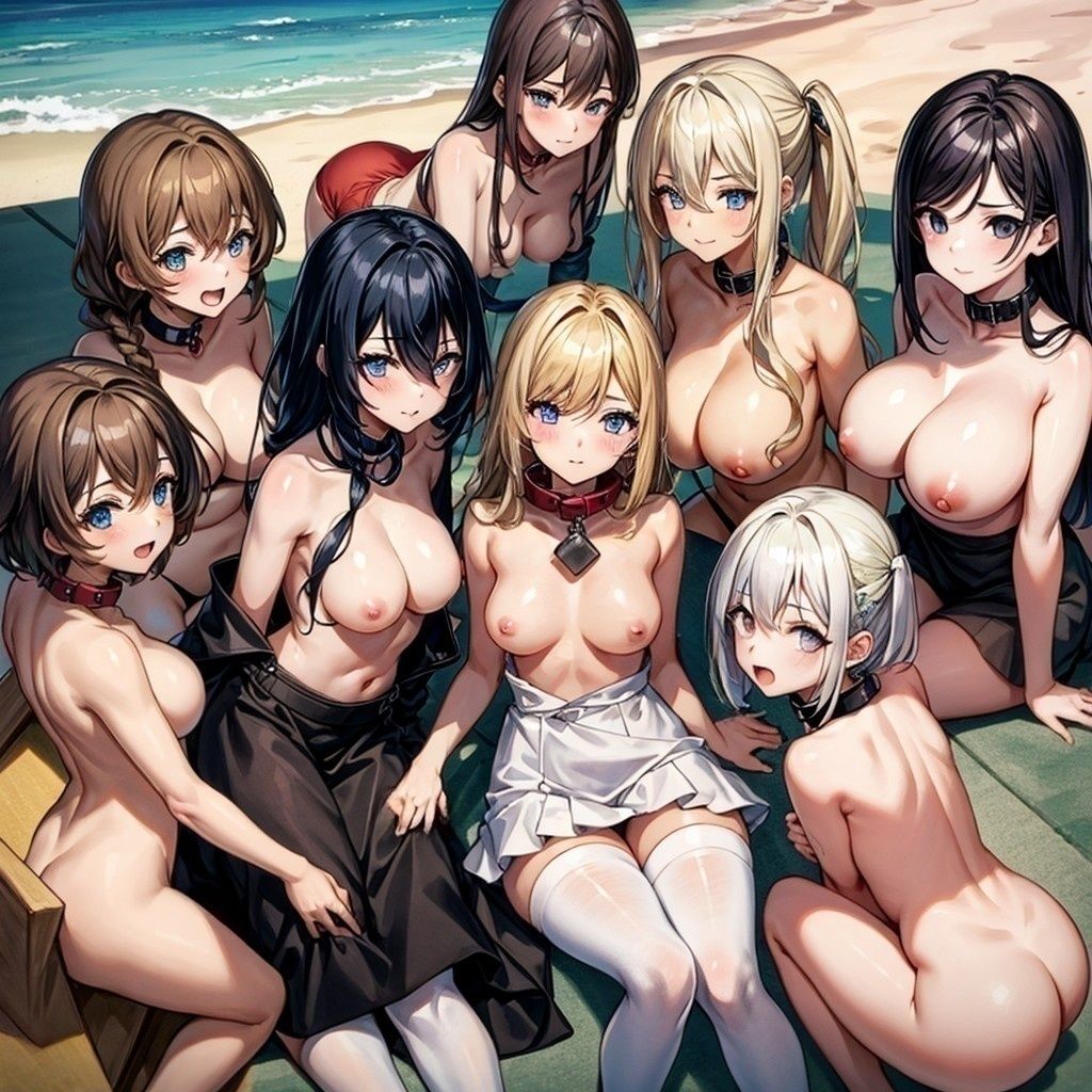 サンプル画像2:男一人漂流したら、そこは伝説の女性しかいない女護ヶ島だった！！(たまごサンド) [d_361744]