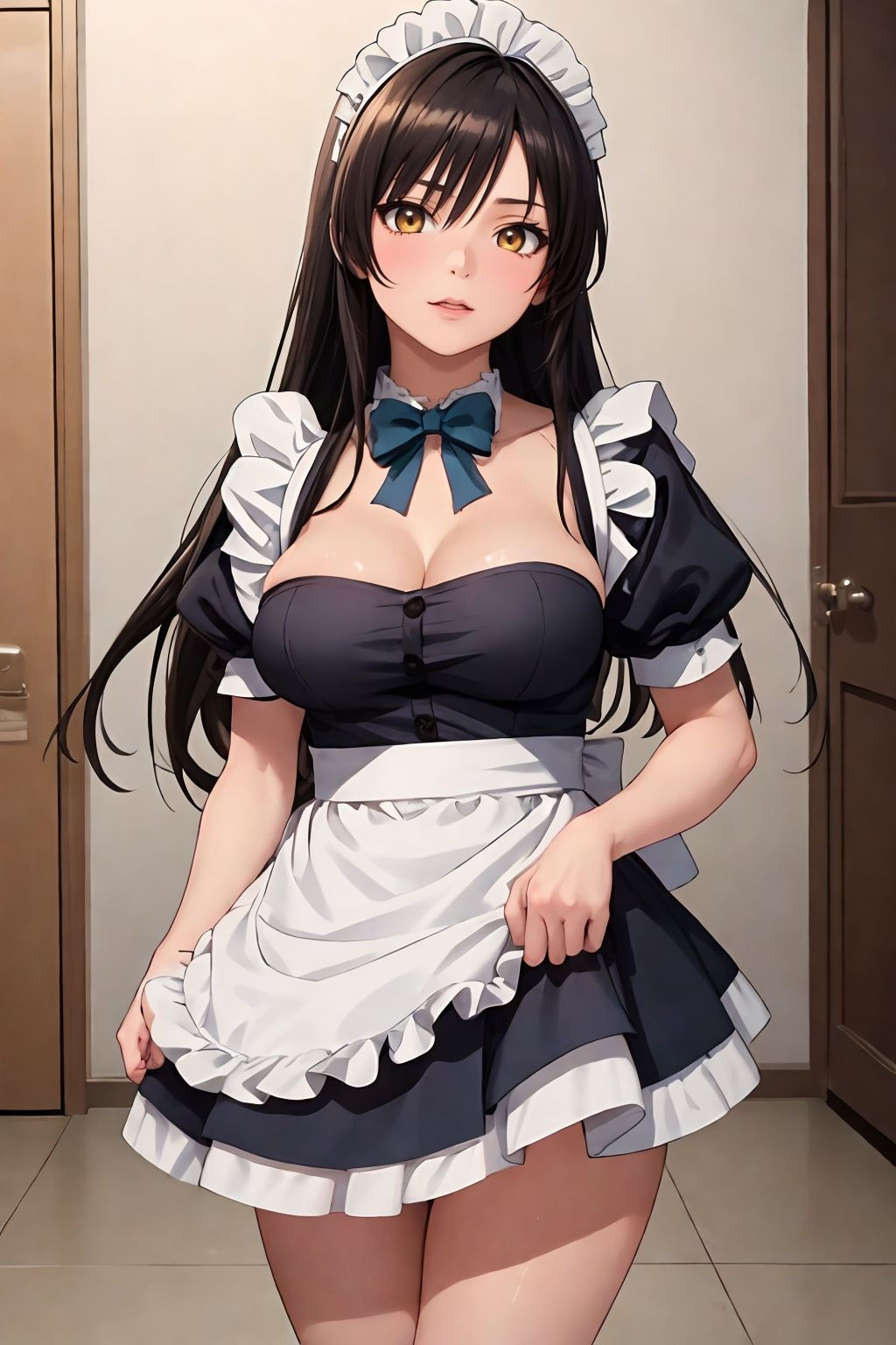 サンプル画像4:メイド女子 種付け撮影会 Part.2(AIコスパ) [d_361825]