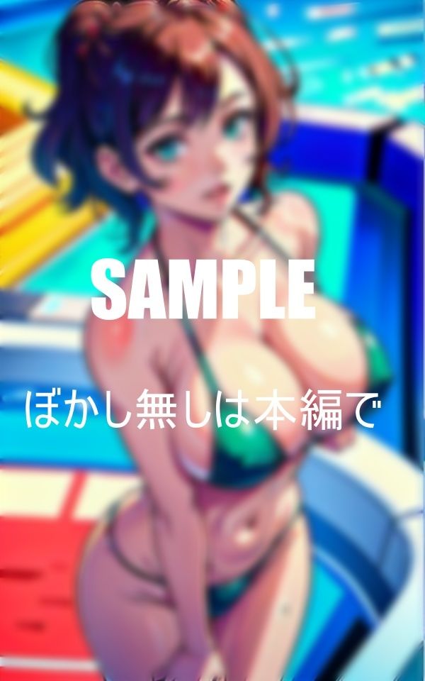 サンプル画像5:淫乱過ぎる美熟女たち水着で誘惑 止まらない性欲熟しきった体を持て余し男の肉棒なしでは満足できない体 濡れっぱなしのオ〇〇コ(Mサークル) [d_361845]