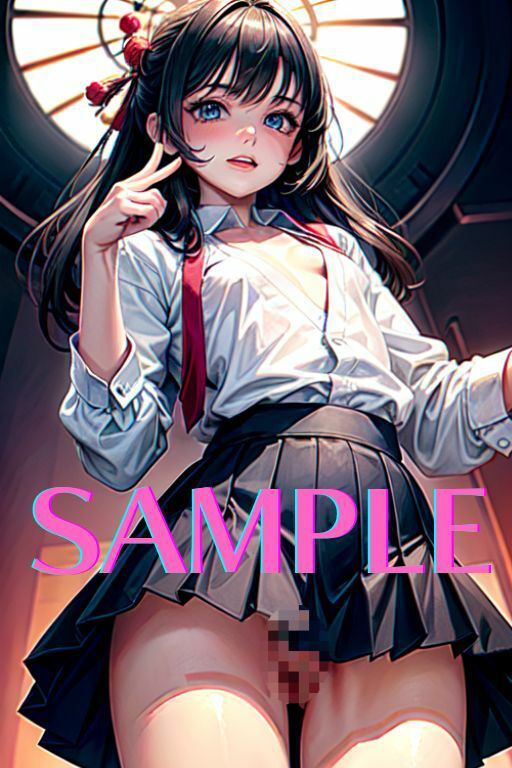 サンプル画像1:ビッチの集う女子校で中出し熱血教育(AI美女氏) [d_361919]