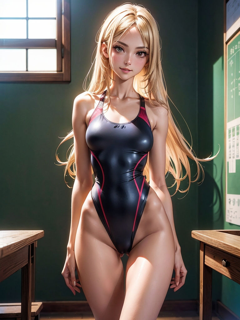 サンプル画像1:金髪競泳水着美少女Vol.2(Heaven) [d_361942]