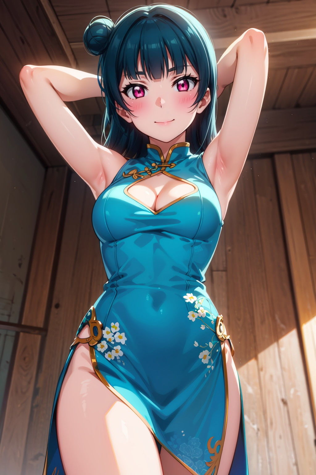 サンプル画像2:スクールアイドル 津○善子 どスケベCG 〜すじまん加工〜(ロボニスト) [d_361966]