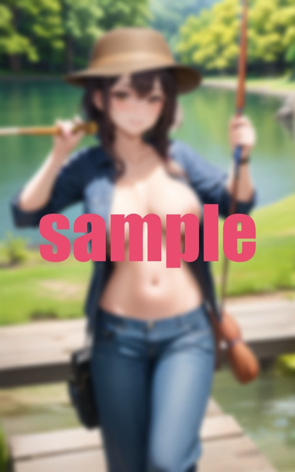 場違いな女の子大量発生！女子釣り！男の「釣り行ってくる」は怪しめのサンプル画像 6