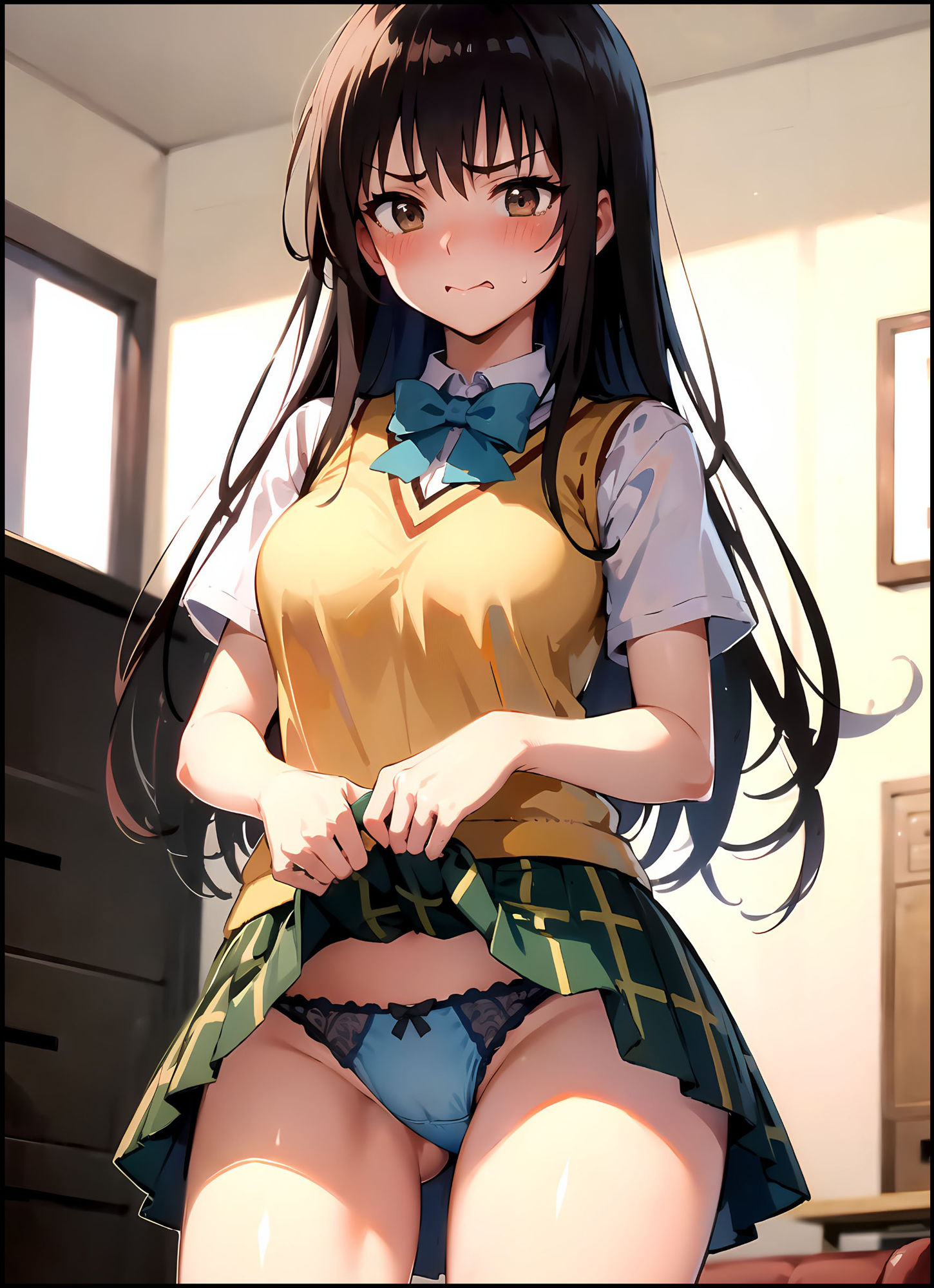 サンプル画像2:秘密を知られた女 古〇川唯編(アニアニ) [d_362026]