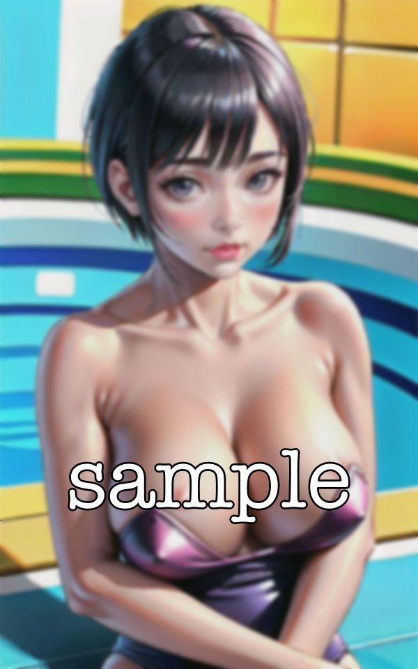 サンプル画像2:ギャル水着特集！エロすぎるくびれで最高の水着姿で一緒に・・・(妄想彼女企画) [d_362029]