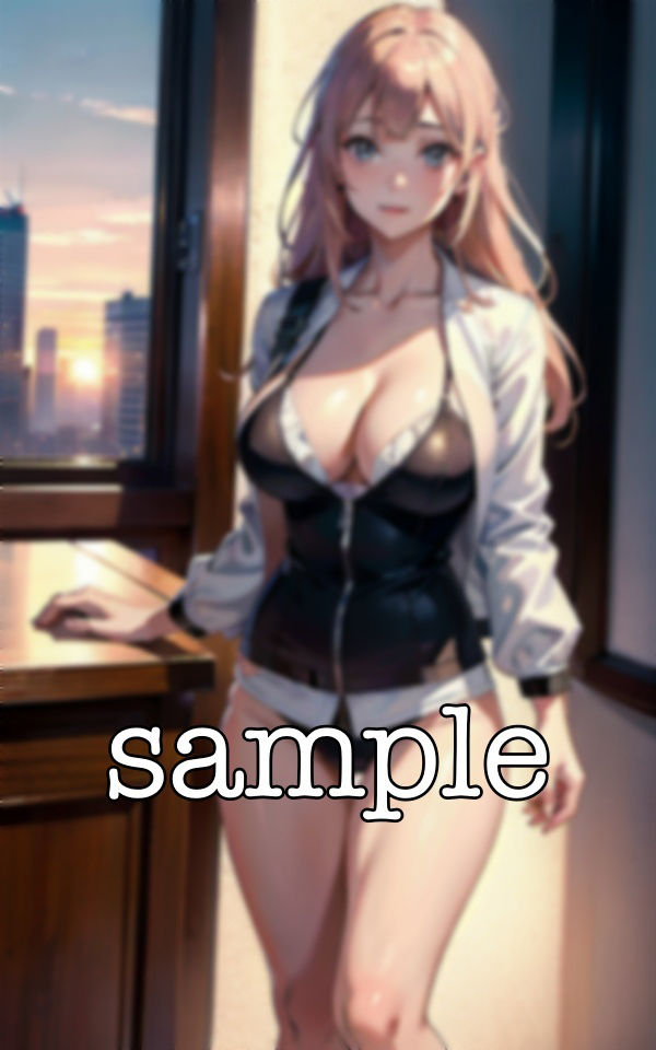 サンプル画像1:通訳と不倫関係に！美人通訳と出張するも痴女すぎる谷間で会議に集中ができないDX(高級美女クラブ) [d_362038]